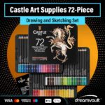 Castle Art Supplies 72-Piece Drawing and Sketching Set