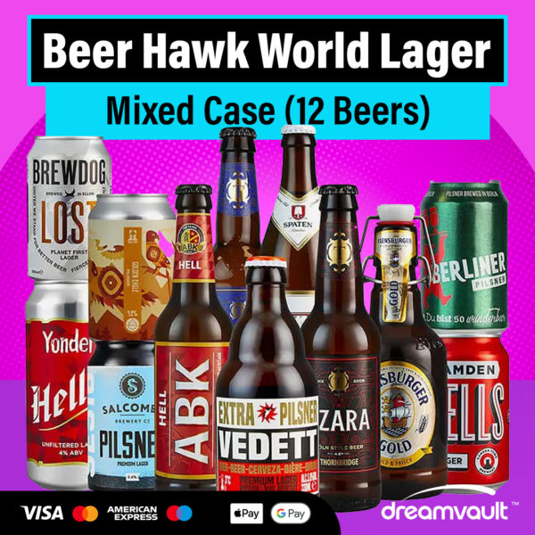 Beer Hawk World Lager Mixed Case (12 Beers)