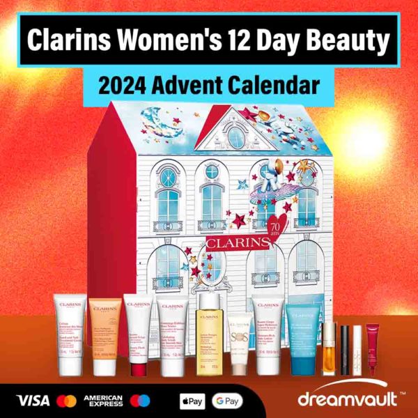 Clarins Women’s 12 Day Beauty 2024 Advent Calendar